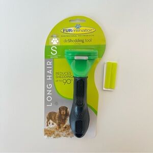 FURminator Small Dog Deshedding Tool, Long Hair